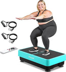 POWET Vibration Plate Exercise Machine for Weight Loss, Woukout & Lymphatic Drainage – Whole Body Vibrating with 99 Speed Levels & 5 Pre-Set Modes – Supports Up to 400lbs, Ideal for Home Use by CozyNest Decor