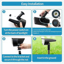 Jior Solar Lights for Outside,Solar Lights Outdoor Waterproof IP65, 2-in-1 Adjustable Solar Landscape SpotLights Wall Lights for Garden Yard Driveway Walkway Pool Patio 6 Pack (Warm White) by GreenHaven Gardens