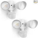 UME 2 Pack 32W 3500 Lumen LED Security Lights Motion Sensor Light Outdoor, 5000K Daylight, IP65 Waterproof, Dusk to Dawn, Motion Detector Flood Light for Garage, Yard, Porch-White by GreenHaven Gardens
