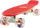 Skateboards Complete 22 Inch Mini Cruiser Retro Skateboard for Kids Boys Youths Beginners by TinyTreasures Baby Boutique