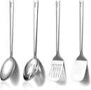 Homquen Stainless Steel Kitchen Utensils Set 4pcs, Cooking Utensils Set, Kitchen Tools Spatulas Set, Cooking Spoons, Home Essentials Kitchen Gadgets Accessories by CozyNest Decor
