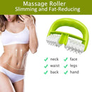 Cellulite Massage, Manual Roller Massage with Two-Wheel Massage Handle,Relax Muscles to Relieve Stress,Increases Blood Circulation,Apply to Arm/Shoulder/Leg/Back/Buttocks/Abdomen(Green) by CozyNest Decor