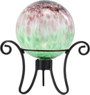 Gazing Ball 10 Inch Glass Reflective Garden Globe Outdoor Gazing Globe Sphere Yard Ornament for Garden Yard Home Outdoor Decoration Gift for Women (Green) by CozyNest Decor