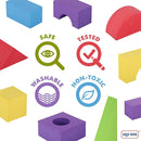Large Building Foam Blocks for Toddlers – Giant Jumbo Big Building Blocks (30 Pieces) by TinyTreasures Baby Boutique