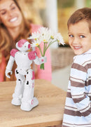 KingsDragon RC Robot Toys for Kids, Gesture & Sensing Remote Control Robot for Age 3 4 5 6 7 8 Year Old Boys Girls Birthday Present (Pink) by TinyTreasures Baby Boutique