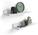 Mobili Fiver, Set of 2 Rachele Shelves, 31.49 in, Ashwood White, Made in Italy by CozyNest Decor