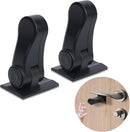 Child Proof Door Lever Lock - 2 Pack - Door Locks for Kids Safety - Door Knob Child Proof - Baby Proofing 3M Adhesive - Door Handle Child Proof - Baby Safety Locks for Toddlers - Black by TinyTreasures Baby Boutique