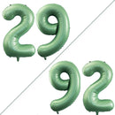 GOER Number 29 Balloons for 29th Birthday Party Decorations,42 Inch Jumbo Foil Helium 92 Balloons for 92nd Birthday 2029 New Year Eve Graduation Party Decoration (Sage Green) by TinyTreasures Baby Boutique