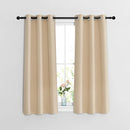 NICETOWN Bedroom Blackout Curtains and Drapes - Window Treatment Thermal Insulated Solid Grommet Blackout Drapes for Bathroom (Biscotti Beige, Set of 2, 37 by 54 Inch) by TinyTreasures Baby Boutique