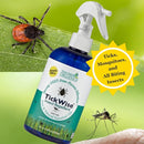 3 Moms Organics TickWise 8oz, Made with All Natural Essential Oils, DEET-Free, Tick and Insect Repellent, Plant Based Essential Oils, All Natural Ingredients Great for Adults, Kids, Dogs & Horses by TinyTreasures Baby Boutique