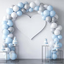 RUBFAC 129pcs Gray Balloons Different Sizes 18 12 10 5 Inches Matte Grey Latex Balloon Garland Arch Kit for Birthday Party Graduation Baby Shower Wedding Holiday Decoration by TinyTreasures Baby Boutique