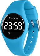 Kids Watches for Girls Boys Digital Sport Watch with Step Counter Pedometer Vibration Alarm Clock, No App Waterproof Fitness Tracker Kids Watch Boys Girls Teens Students Ages 5-16 by TinyTreasures Baby Boutique