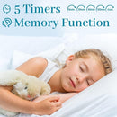 White Noise Sound Machine with 25 Soothing Natural Sounds Rechargeable Battery Portable for Travel 32 Volume Levels 5 Timers Compact Size for Baby Kids Adults Sleeping (Black-Upgrade) by TinyTreasures Baby Boutique