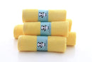 HIPHOP PANDA Baby Washcloths, Rayon Made from Bamboo - 2 Layer Ultra Soft Absorbent Newborn Bath Face Towel - Reusable Baby Wipes for Delicate Skin - Yellow, 30 Pack by TinyTreasures Baby Boutique
