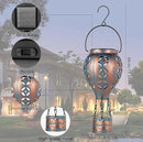 Hot Air Balloon Solar Lantern for Garden Decor,2 Pack Matal Hanging Lantern,Outdoor Metal LED Solar Lights for Yard Patriotic Trees Decor by GreenHaven Gardens