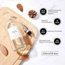 Molimoli Oil and Vinegar Dispenser with Metal Pour Spout, Weighted Pourer, Glass Bottle Dispenser for Kitchen, Olive Oil Cruet, Glass Olive Oil Bottle | 500ml, Set of 2 by CozyNest Decor