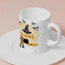 Personalized Witch Mug with Kids Names - Halloween Coffee Cup & Gift for Women - 11 or 15 Oz by TinyTreasures Baby Boutique