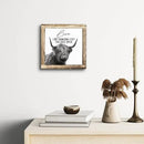 Funny Wood Sign, Cow Decor, Wooden Plaques Sign Table Decoration, Farmhouse Decorate for Shelf, Country Style Home Decor, Inspirational Decorate Signs, Live Like Someone Left the Gate Open Signs by CozyNest Decor