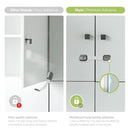 Baby Proofing Child Safety Locks (2 Pack) by Skyla Homes - The Safest, Quickest and Easiest 3M Adhesive Cabinet Latches, No Screws & Magnets, Multi-Purpose for Furniture, Kitchen, Ovens, Toilet Seats by TinyTreasures Baby Boutique