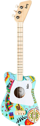 Beatles + Loog Mini Acoustic Guitar for Kids Toddler Children Ages 3+ by TinyTreasures Baby Boutique