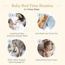 Natural Bamboo Hair Brush & Comb Set, 3 Piece - Cradle Cap Brush, Massage Hair Brush, Bamboo Comb for Toddlers, Newborns & Infants I Baby Registry Gift by TinyTreasures Baby Boutique