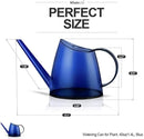 WhaleLife Indoor Watering Can for House Bonsai Plants (1.4L, Blue) by GreenHaven Gardens
