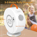 Bubble Machine Automatic Bubble Blower for Kids Toddlers Rechargeable Battery Portable Bubble Maker Electric Bubble Machine Auto Rotating 90°/360° Outdoor Toy for Birthday Party Wedding by TinyTreasures Baby Boutique