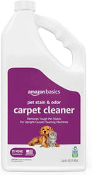 Amazon Basics Pet Stain Remover, Carpet Cleaner, Fresh Scent, 64 fl oz by CozyNest Decor