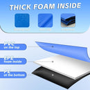 Trampoline Replacement Safety Pad, 8ft 10ft 12ft 14ft 15ft 16ft Trampoline Spring Cover with Foam Padding, No Holes for Poles, Round, Blue by TinyTreasures Baby Boutique