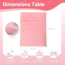 COMAX 3-in-1 Bean Bag Chair for Kids, Toddler Beanbag Bed, Convertible Child Floor Lounger, Floor Mattress with Filler for Girl Boy Sleeping Reading, Pink by TinyTreasures Baby Boutique