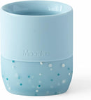 Moonkie Silicone Baby Cup 4 Months+ | Open Training Drinkware for Infants with Confetti Sprinkles | Baby-Led Weaning Essential | 2 oz (Ether, 1 Pack) by TinyTreasures Baby Boutique