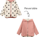 Mud Kingdom Cute Girls Hooded Jacket Reversible Full Zipper Outerwear by TinyTreasures Baby Boutique
