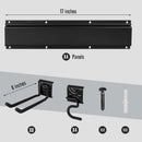 Garage Garden Tool Storage Rack Organizer Wall Mount, Yard Shovel Rack Holder Organization, Heavy-Duty Extra Width Panels for Hanging Landscaping Equipment,Ladders,Sport Gears,Hoses,Lawn Trimmer by GreenHaven Gardens