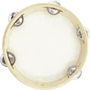 Tosnail 8" Wood Handheld Tambourine - Single Row 5 Pairs Jingles by TinyTreasures Baby Boutique