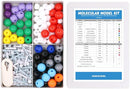 Swpeet 178 Pcs Molecular Model Kit for Inorganic & Organic Molecular Model Teacher and 16 Years and Over Teenages Kit - 69 Atoms & 30 Orbitals & 78 Links & 1 Short Link Remover Tool - Science Toys by TinyTreasures Baby Boutique