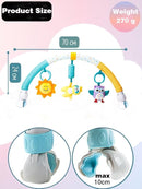 Pau1Hami1ton Baby Stroller Arch Toys, Car Seat Toys,Bouncer Toy Bar/Mobile for Bassinet,Adjustable Baby Hanging Toys Fit for Crib Bed,Stroller,Car Seat,Baby Gifts.S-19(Sloth) by TinyTreasures Baby Boutique