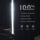 Joydeco Custom Blackout Curtains for Bedroom, Total Blackout Curtains Back Tab & Rod Pocket, Solid Thermal Insulated Window Drapes Luxury Decor for Living Room 1 Panel (Custom Size, Twilight Blue) by TinyTreasures Baby Boutique