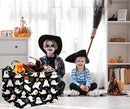 HIYAGON Rectangular Halloween Basket for Boys and Girls Kids Trick or Treat Pumpkin Basket for Halloween Parties Cute Storage Bin Organizer Box Room Decor(Black ghost) by TinyTreasures Baby Boutique