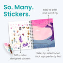 Princess Sticker Book Activity for Kids, A Magical World by Cupkin, Toddler Airplane Travel Essentials, 500+ Stickers for Kids 12 Scenes + Coloring Book Pages, Princess Gift, Crafts Ages 2-8 by TinyTreasures Baby Boutique