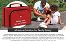Family First Aid & CPR Kit - Emergency Medical Kit for The Entire Family, Child, Kids, and Youth. Perfect for Camping, Travel, Car, Hiking, Sports, Outdoor, and Home - First Aid Guide Life Safety Pro by TinyTreasures Baby Boutique