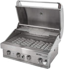 Turbo Elite 32-inch 4-Burner Built-In BBQ Gas Grill - Natural Gas by GreenHaven Gardens