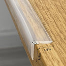 Edge Protector 100% Silicone, Baby Proofing Clear Table Corners Guards, Pre-Taped Adhesive Soft for Kids Proof Safety, Wall Furniture Bumper by TinyTreasures Baby Boutique