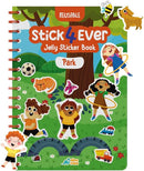Stick4Ever Jelly Sticker Book - for Kids - Waterproof, Easy to Clean Jelly Stickers for Kids - Reusable Sticker Book for Toddlers with 50 Pcs of Reusable Stickers (Park) by TinyTreasures Baby Boutique