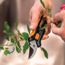 Fiskars Floral Pruning Shears - Plant Cutting Scissors/Garden Clippers For Deadheading and Working with Flowers - Black/Orange by GreenHaven Gardens