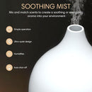 SALKING Essential Oil Diffuser (Set of 2), 100ml Small Aromatherapy Diffuser with Auto Shut-Off, Ultrasonic Diffusers for Essential Oils, Cool Mist Humidifier with Warm White Lights, for Office Home by TinyTreasures Baby Boutique
