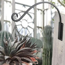 Qiang Ni Heavy-Duty Plant Hanger Outdoor: 16-Inch Hanging Plant Hooks for Outside Baskets - 2 Pieces Wall Mount Plant Bracket for Bird Feeder by GreenHaven Gardens
