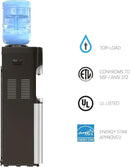 Brio Essential Series Top Loading Water Cooler Dispenser - Tri Temp Dispense, Child Safety Lock, Holds 3 or 5 Gallon Bottles - UL/Energy Star Approved by CozyNest Decor