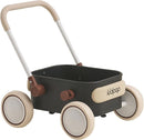 PULA Baby Push Walker with Wheels Toddler Wagon for First Learner Baby Toys 6-12 Months, 1 Year Old Birthday Gifts, Indoors and Outdoors (Black) by TinyTreasures Baby Boutique