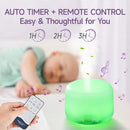 Diffusers for Essential Oils Large Room 500ML+6 Oil Set, Bluetooth Speaker+Remote+8 RGB Lights Essentail Oil Diffuser, Easy to Use & 23Db 100% Quiet Oil Diffuser Large Room, Diffusers for Home by TinyTreasures Baby Boutique