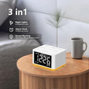 【3 in 1】 Sound Machine Dual Alarm Clock Night Light White Noise Machine 27 Sleeping Sounds for Adults Kids Precise 32 Level Volume Sleep Timer Memory Function Digital Clock with 30 Wake Up Sounds by TinyTreasures Baby Boutique